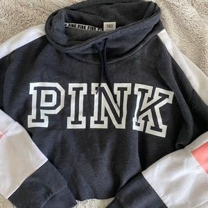 PINK CREWNECK cropped